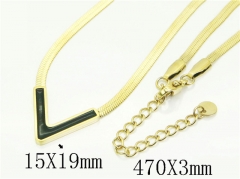 HY Wholesale Stainless Steel 316L Jewelry Popular Necklaces-HY30N0142HRR