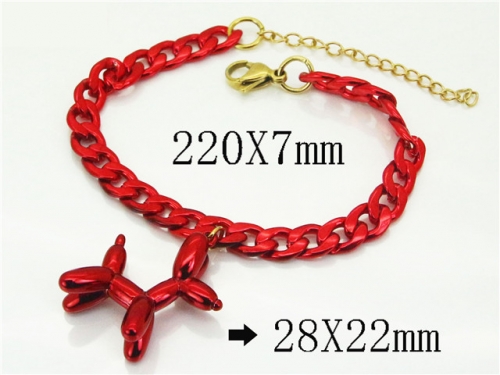 HY Wholesale Bracelets 316L Stainless Steel Jewelry Bracelets-HY21B0624HKQ