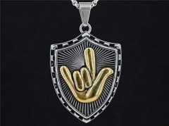 HY Wholesale Pendant Jewelry Stainless Steel Pendant (not includ chain)-HY0154P0516
