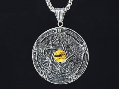 HY Wholesale Pendant Jewelry Stainless Steel Pendant (not includ chain)-HY0154P0612