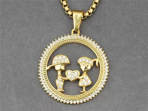 HY Wholesale Pendant Jewelry Stainless Steel Pendant (not includ chain)-HY0154P1035