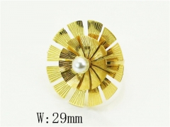 HY Wholesale Rings Jewelry Stainless Steel 316L Rings-HY80R0040OR