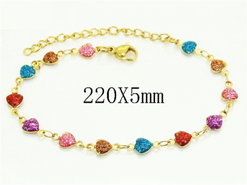 HY Wholesale Bracelets 316L Stainless Steel Jewelry Bracelets-HY53B0236KE