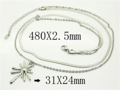 HY Wholesale Stainless Steel 316L Jewelry Popular Necklaces-HY30N0151OQ