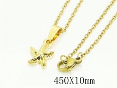 HY Wholesale Stainless Steel 316L Jewelry Popular Necklaces-HY74N0235AKO