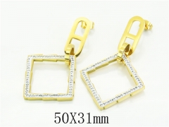 HY Wholesale Earrings 316L Stainless Steel Earrings Jewelry-HY89E0563PX