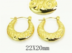 HY Wholesale Earrings 316L Stainless Steel Earrings Jewelry-HY12E0413GLL