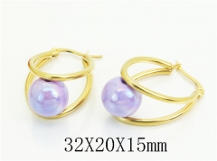 HY Wholesale Earrings 316L Stainless Steel Earrings Jewelry-HY05E2200NA