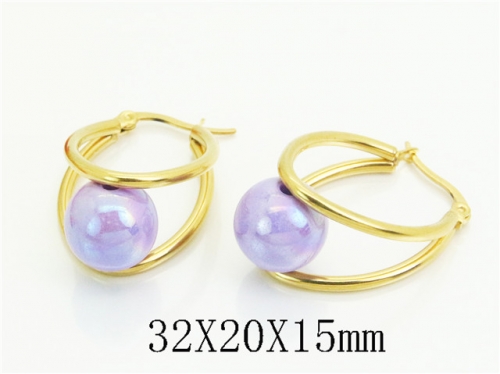 HY Wholesale Earrings 316L Stainless Steel Earrings Jewelry-HY05E2200NA