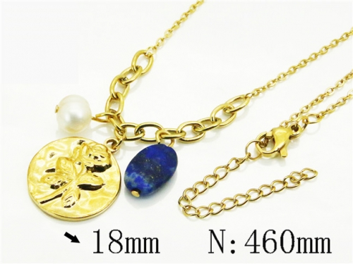 HY Wholesale Stainless Steel 316L Jewelry Popular Necklaces-HY92N0558HIW