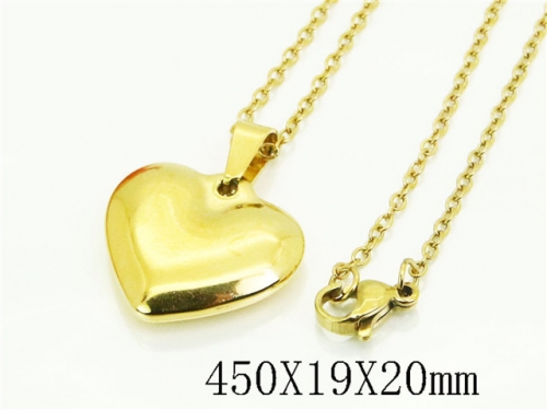 HY Wholesale Stainless Steel 316L Jewelry Popular Necklaces-HY74N0222OE