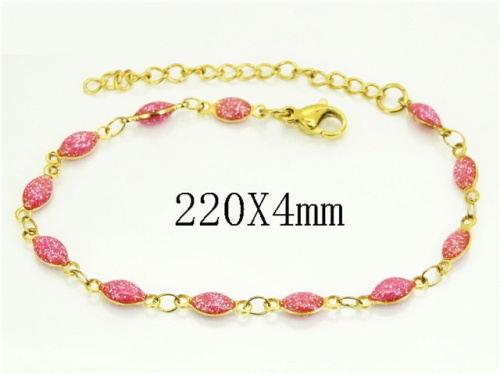HY Wholesale Bracelets 316L Stainless Steel Jewelry Bracelets-HY53B0240KU