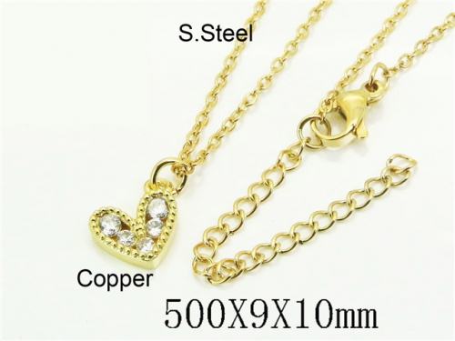 HY Wholesale Stainless Steel 316L Jewelry Popular Necklaces-HY54N0642KL