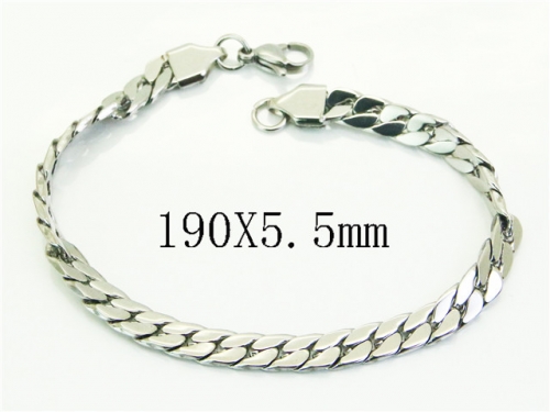 HY Wholesale Bracelets 316L Stainless Steel Jewelry Bracelets-HY40B1394KL