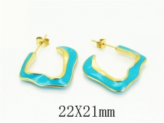 HY Wholesale Earrings 316L Stainless Steel Earrings Jewelry-HY80E1268OD