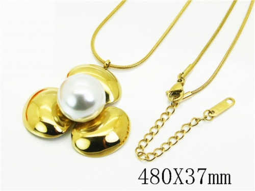 HY Wholesale Stainless Steel 316L Jewelry Popular Necklaces-HY80N0946HHL
