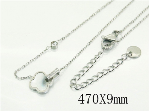 HY Wholesale Stainless Steel 316L Jewelry Popular Necklaces-HY30N0148OR