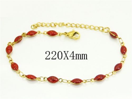 HY Wholesale Bracelets 316L Stainless Steel Jewelry Bracelets-HY53B0239KY