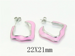 HY Wholesale Earrings 316L Stainless Steel Earrings Jewelry-HY80E1264DNL