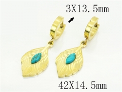HY Wholesale Earrings 316L Stainless Steel Earrings Jewelry-HY89E0554OR