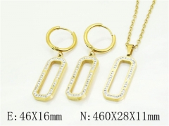 HY Wholesale Jewelry Set 316L Stainless Steel jewelry Set Fashion Jewelry-HY30S0124HIF