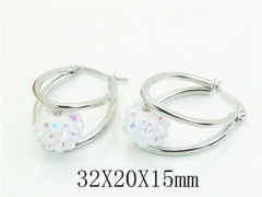 HY Wholesale Earrings 316L Stainless Steel Earrings Jewelry-HY05E2187MW