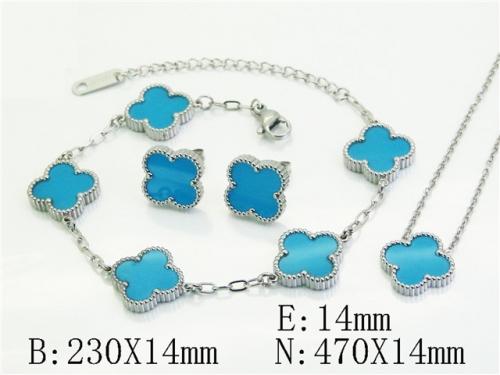 HY Wholesale Jewelry Set 316L Stainless Steel jewelry Set Fashion Jewelry-HY30S0138HIG