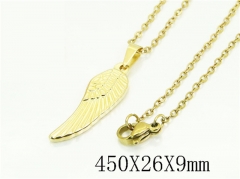 HY Wholesale Stainless Steel 316L Jewelry Popular Necklaces-HY74N0243LV