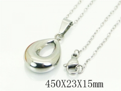 HY Wholesale Stainless Steel 316L Jewelry Popular Necklaces-HY74N0209NB