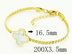 HY Wholesale Bracelets 316L Stainless Steel Jewelry Bracelets-HY34B0124EKO