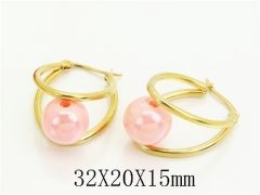 HY Wholesale Earrings 316L Stainless Steel Earrings Jewelry-HY05E2204NB