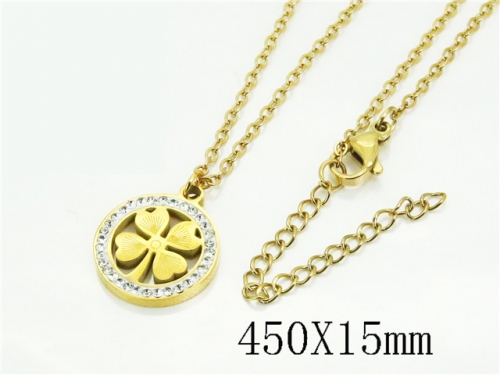 HY Wholesale Stainless Steel 316L Jewelry Popular Necklaces-HY80N0947KF
