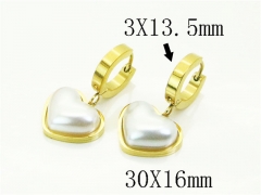 HY Wholesale Earrings 316L Stainless Steel Earrings Jewelry-HY89E0551OS