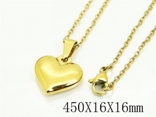 HY Wholesale Stainless Steel 316L Jewelry Popular Necklaces-HY74N0220OW