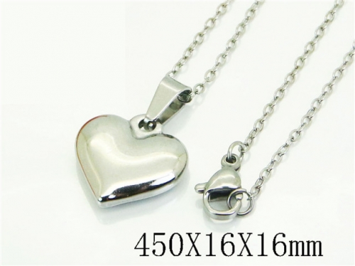 HY Wholesale Stainless Steel 316L Jewelry Popular Necklaces-HY74N0219ML