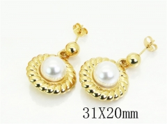 HY Wholesale Earrings 316L Stainless Steel Earrings Jewelry-HY80E1249ML