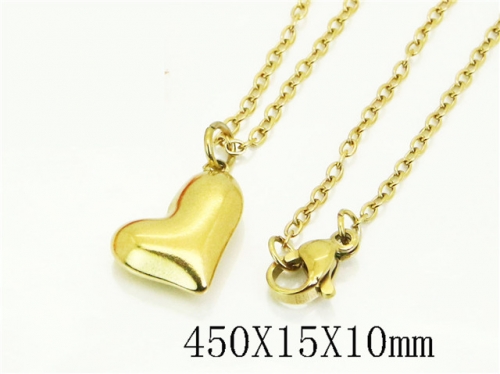 HY Wholesale Stainless Steel 316L Jewelry Popular Necklaces-HY74N0214KO