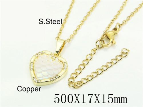 HY Wholesale Stainless Steel 316L Jewelry Popular Necklaces-HY54N0629QML
