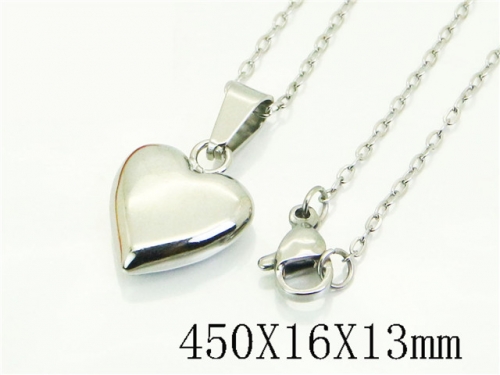 HY Wholesale Stainless Steel 316L Jewelry Popular Necklaces-HY74N0217ML