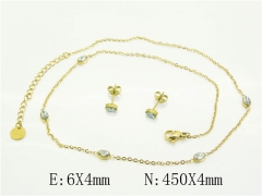 HY Wholesale Jewelry Set 316L Stainless Steel jewelry Set Fashion Jewelry-HY32S0152HJR