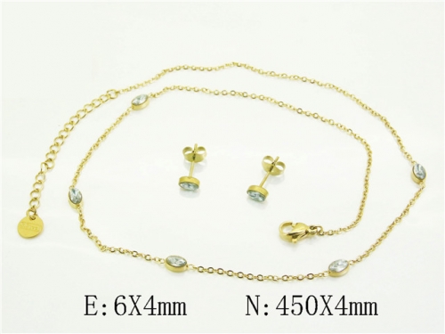 HY Wholesale Jewelry Set 316L Stainless Steel jewelry Set Fashion Jewelry-HY32S0152HJR
