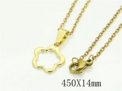 HY Wholesale Stainless Steel 316L Jewelry Popular Necklaces-HY74N0233EKO