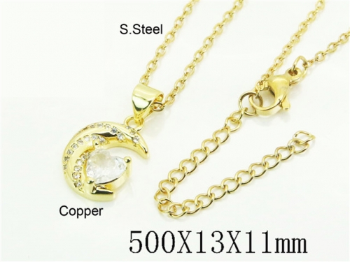 HY Wholesale Stainless Steel 316L Jewelry Popular Necklaces-HY54N0652RML