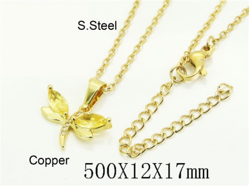 HY Wholesale Stainless Steel 316L Jewelry Popular Necklaces-HY54N0635CML