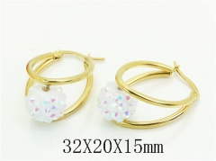HY Wholesale Earrings 316L Stainless Steel Earrings Jewelry-HY05E2188NL