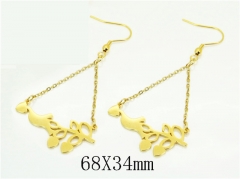 HY Wholesale Earrings 316L Stainless Steel Earrings Jewelry-HY92E0238LE