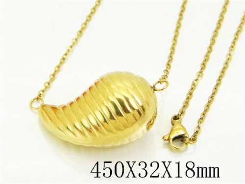 HY Wholesale Stainless Steel 316L Jewelry Popular Necklaces-HY74N0225PV