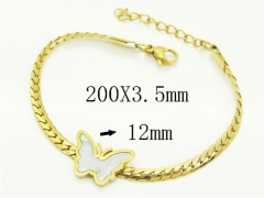 HY Wholesale Bracelets 316L Stainless Steel Jewelry Bracelets-HY34B0122QKO