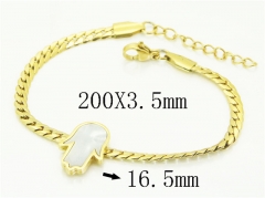 HY Wholesale Bracelets 316L Stainless Steel Jewelry Bracelets-HY34B0127ZKO