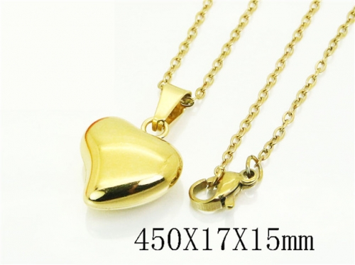 HY Wholesale Stainless Steel 316L Jewelry Popular Necklaces-HY74N0216OW